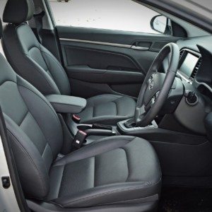 New Hyundai Elantra front seats