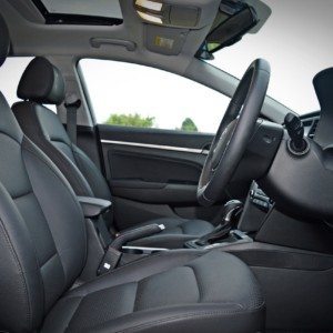 New Hyundai Elantra front seats