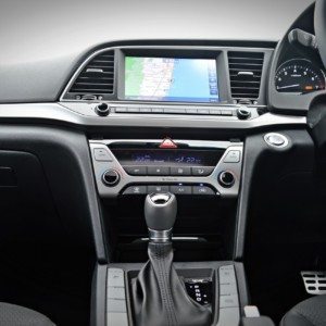 New Hyundai Elantra infotainment system