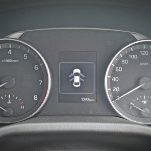 New Hyundai Elantra instrument cluster