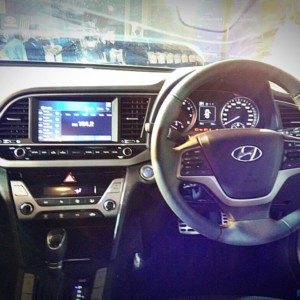New Hyundai Elantra interior