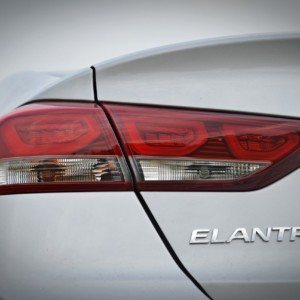 New Hyundai Elantra tail lamp