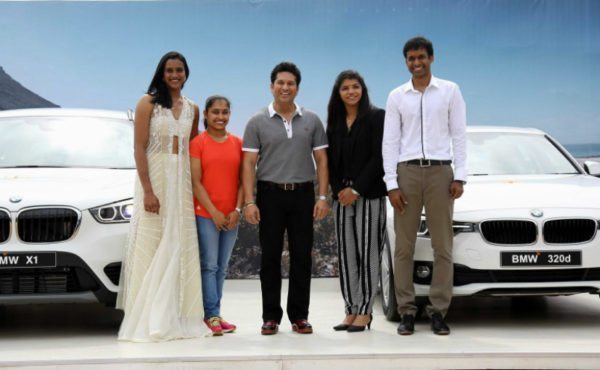 Olympic winners gifted BMW