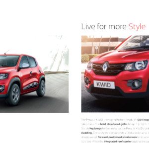 RENAULT KWID BROCHURE