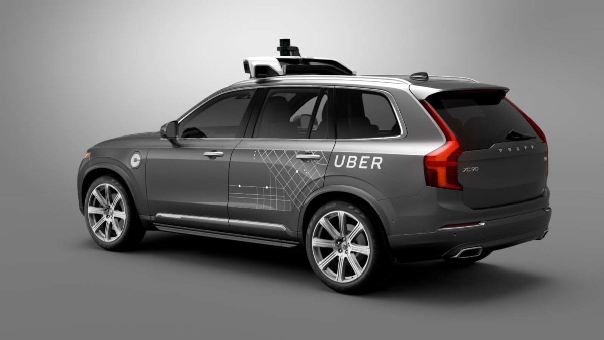 Uber Volvo autonomous XC