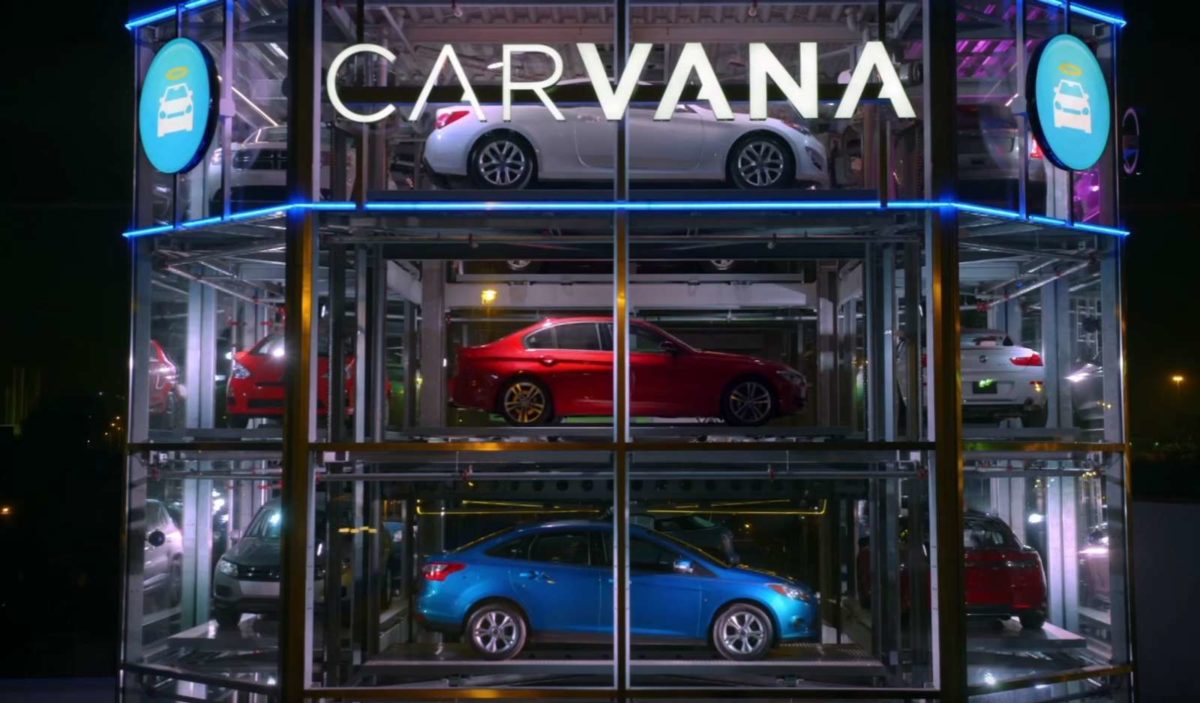 carvana car evnding machine