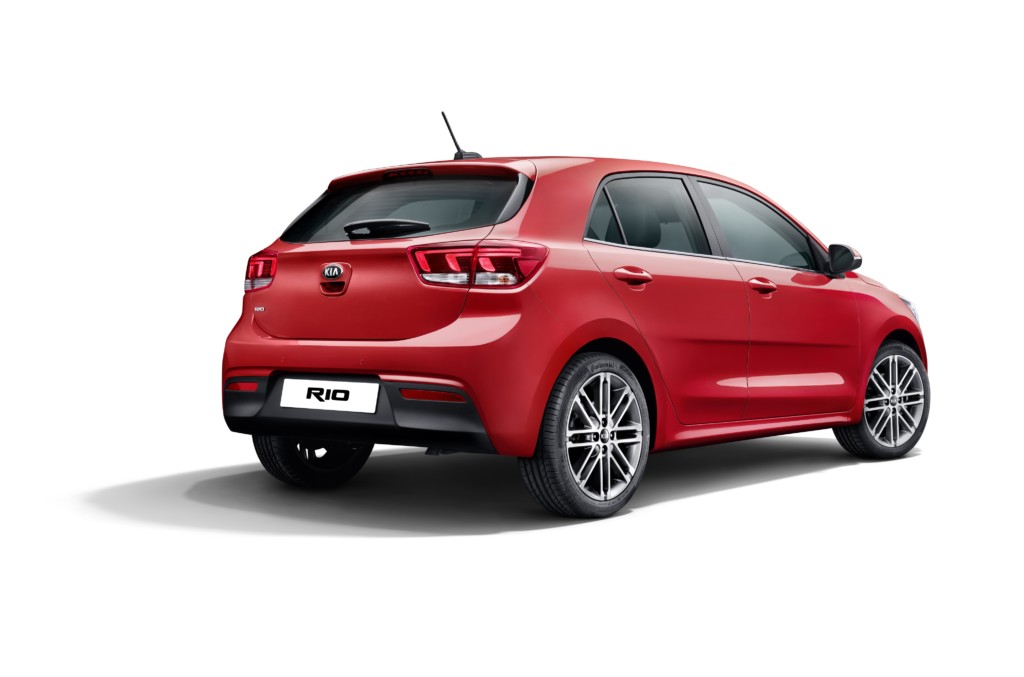 4th Generation Kia Rio_rear_no background