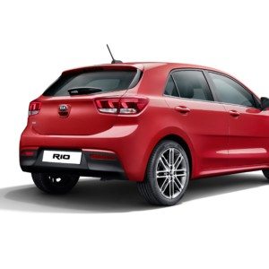 th Generation Kia Rio rear no background