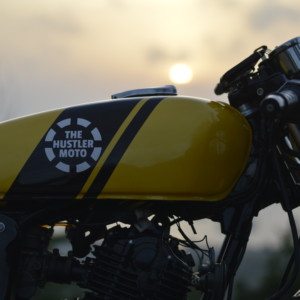 Custom Cafe Racer by Hustler Moto Bajaj Pulsar