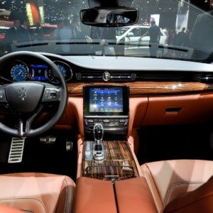 Maserati Paris Motor Show MaseratiParis MS Quattroporte interior