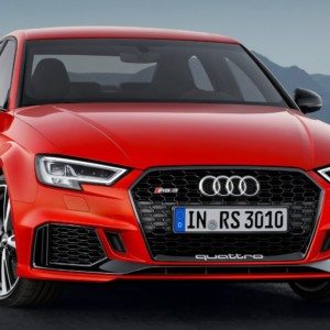 New Audi RS sedan Paris Motor Show