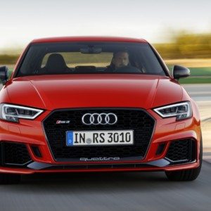 New Audi RS sedan Paris Motor Show