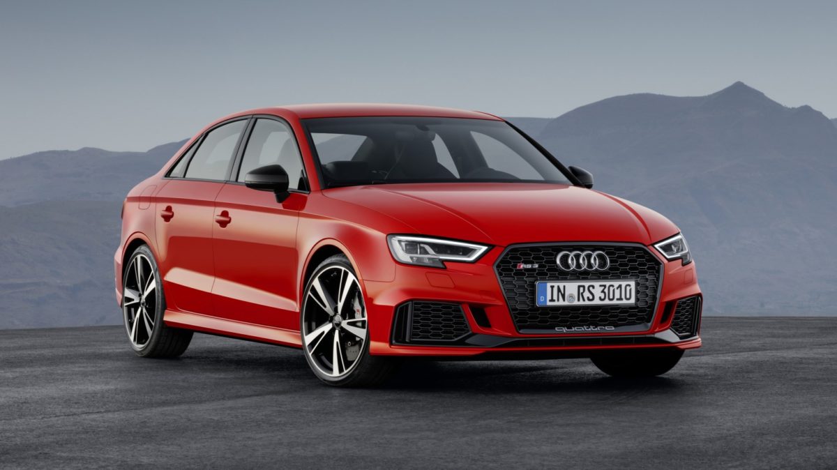 New Audi RS sedan Paris Motor Show