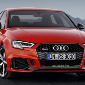 New Audi RS sedan Paris Motor Show