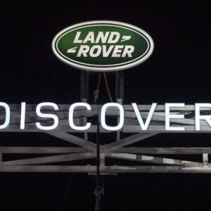 New Land Rover Discovery Launch LEGO Structure