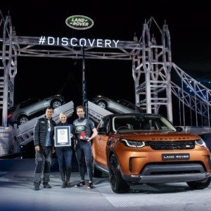 New Land Rover Discovery Launch LEGO Structure