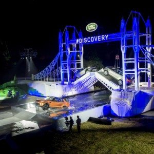 New Land Rover Discovery Launch LEGO Structure