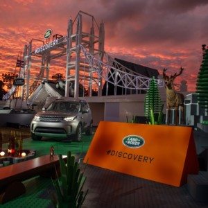 New Land Rover Discovery Launch LEGO Structure