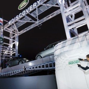 New Land Rover Discovery Launch LEGO Structure