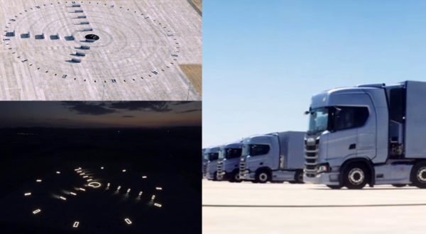 Scania trucks worlds largest clock