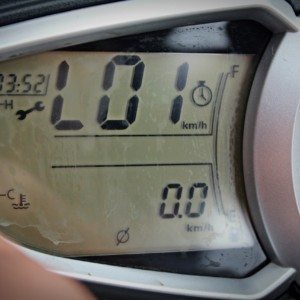 Triumph Speed Triple  instrument cluster