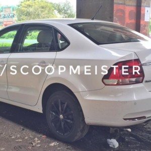 VW Vento Highline Plus with LED headlamps and new alloy wheels spied