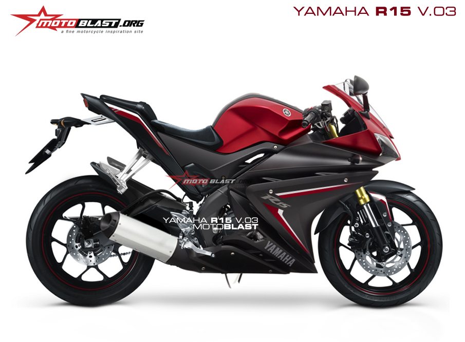 Yamaha YZF-R15 Version 3.0 Render : Courtesy MotoBlast