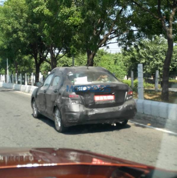 Maruti Suzuki Swift Dzire spied