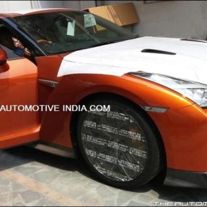 Nissan GT R spied in India