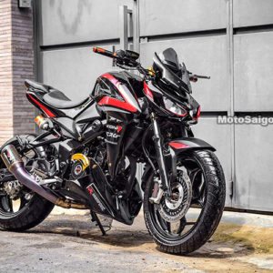 Custom Bajaj Pulsar  NS Kawasaki Z Design