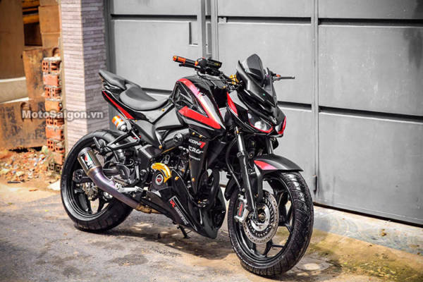 Custom Bajaj Pulsar  NS Kawasaki Z Design