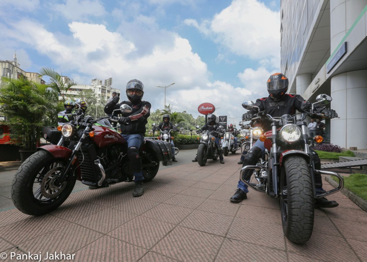 First Indian Motorcycle Riders Group ride to Daman flagged Off