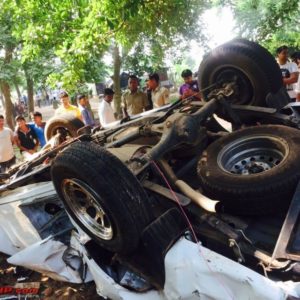 Isuzu D Maz V Cross crash Amlan Das Odisha