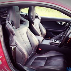 Jaguar F Type R Coupe cockpit