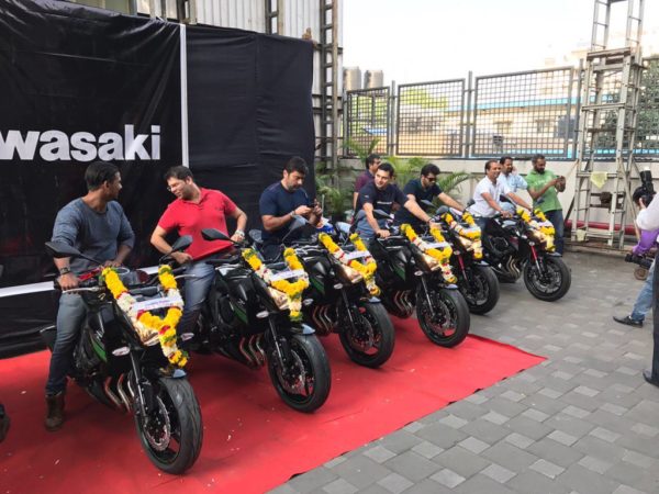 Kawasaki delivers bikes after SNK Palm beach dealer