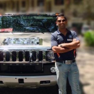 MS Dhoni Hummer