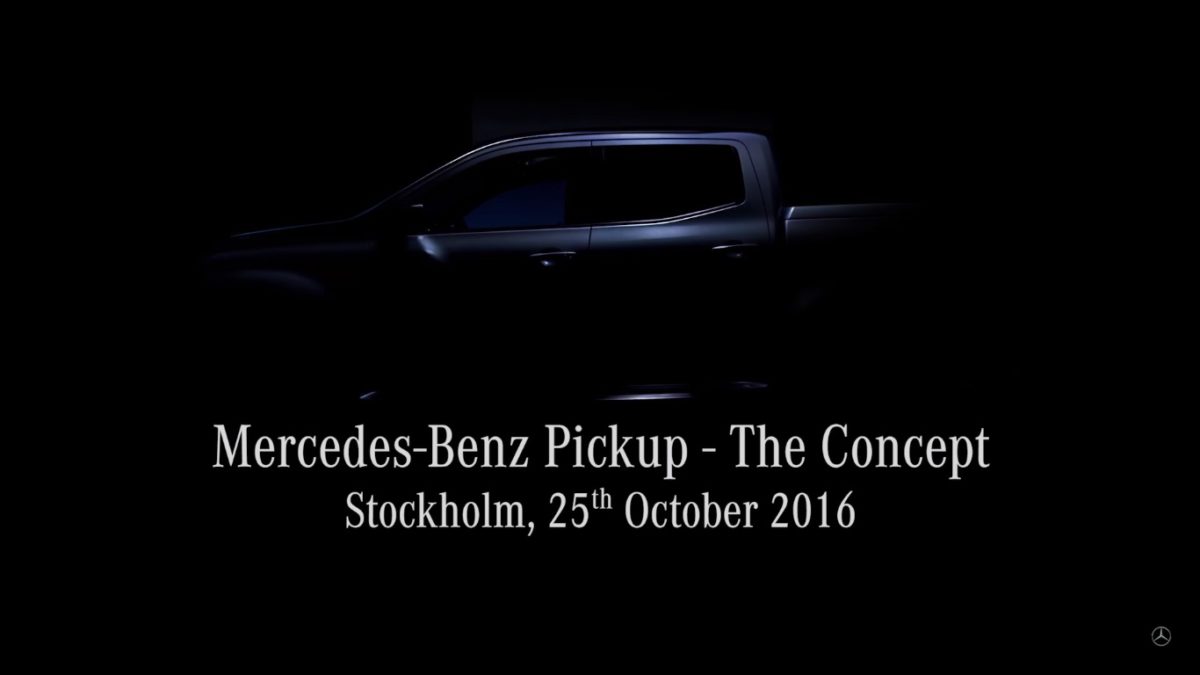 Mercedes Benz The COncept Pickup truck