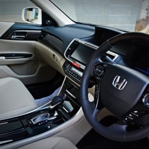 New  Honda Accord Hybrid steering