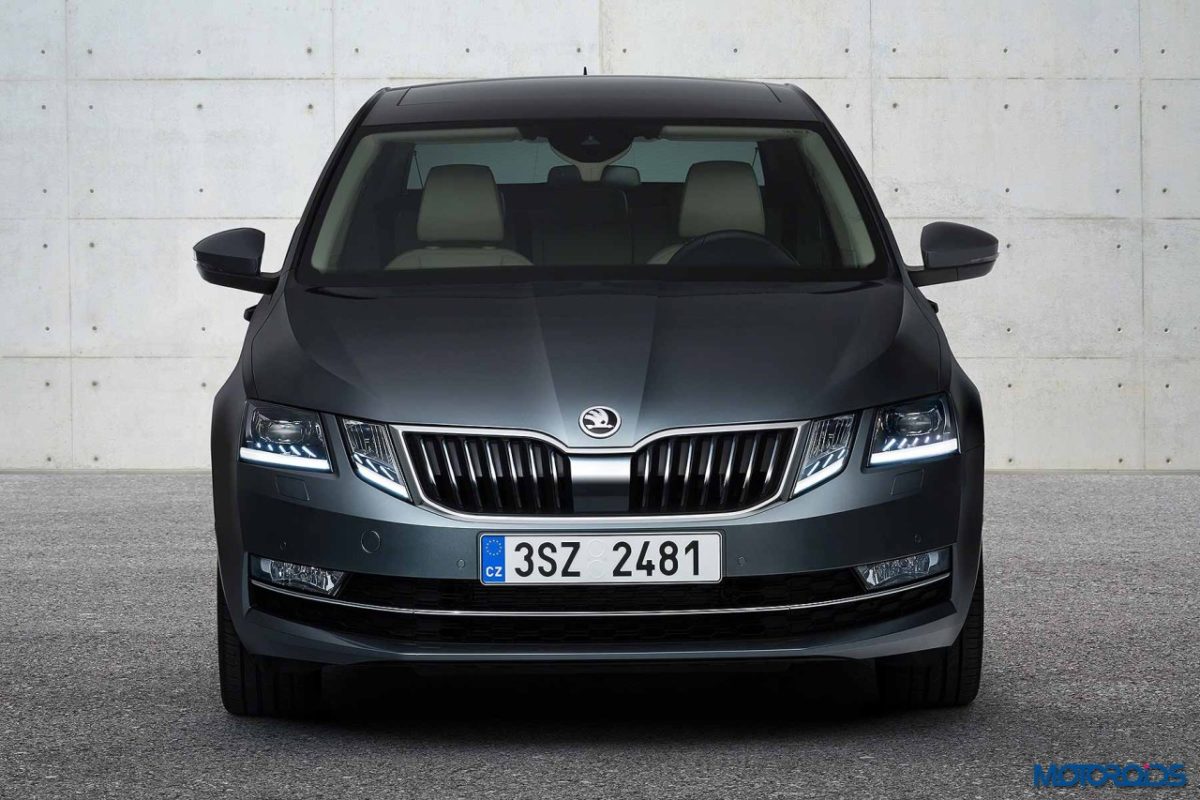 New  Skoda Octavia facelift front