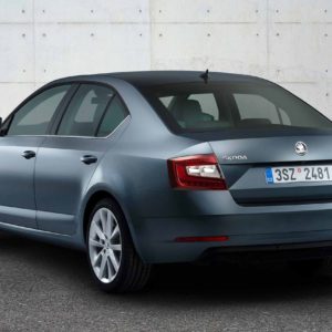 New  Skoda Octavia facelift rear