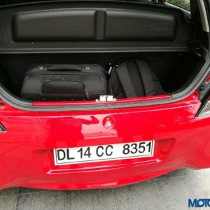 New Honda Brio boot