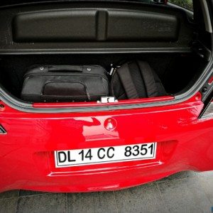 New Honda Brio boot space