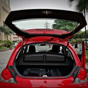 New Honda Brio boot space