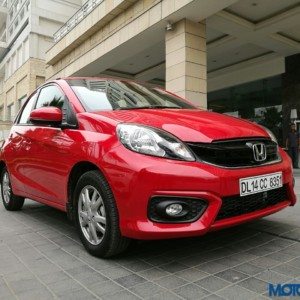 New Honda Brio front profile