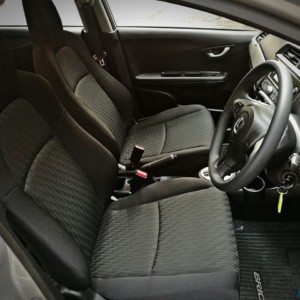 New Honda Brio front seats