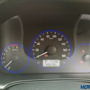 New Honda Brio insturment cluster