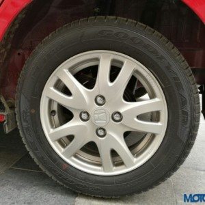 New Honda Brio tyre