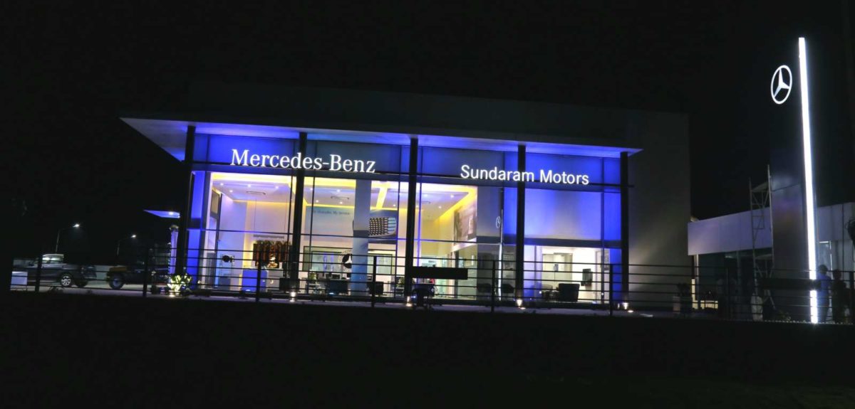 State of the art workshop by Mercedes Benz workshop Sundaram Motors Mangalore