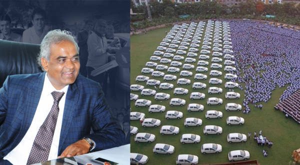 Surat based company gifts  flats  cars to its employees on Diwali