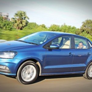 Volkswagen Ameo Diesel Action Blue side